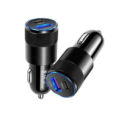 China Hot Selling Fast Car Charger 3.1A/15W Mobile Phone USB Charger Adapter 2 Port Cigarette Lighter for sale