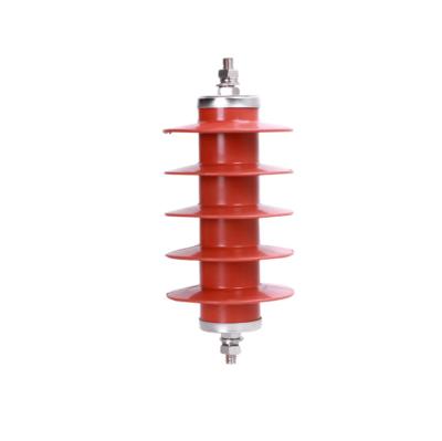 China 10kA 11kV distribution polymer lightning surge arrester with best price YH10W-11 for sale