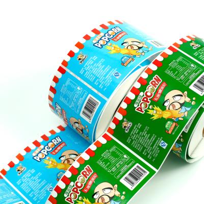 China Waterproof Customized Plastic Bottle Label Stickers Printed Label , Printing Popcorn Personalized Plastic Bottle Stickers for sale