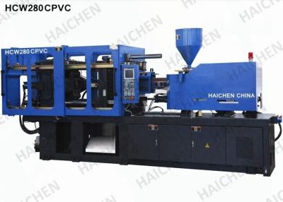 China PVC Pipe Fitting Three Screw Injection Molding Machine With Colorful Screen Controller for sale