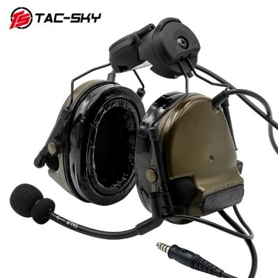 China Other Tactical Accelerated Noise Reduction Accelerated Pickup Earmuff Silicone Version Bracket TS TAC-SKY Comtac III Headset Tactical Headset for sale