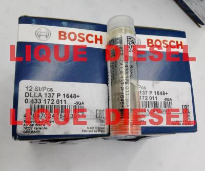 China BOSCH Injector Nozzle 0433172011 , DLLA137P1648 , 0 433 172 011 , DLLA 137 P 1648 for sale