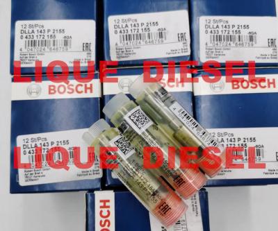 China Bocal genuíno 0433172155 do injetor de combustível de BOSCH, DLLA143P2155, 0 433 172 155, DLLA 143 P 2155 à venda