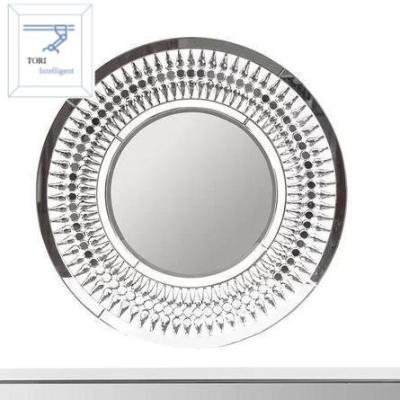 China Contemporary Round Decorative Wall Mirror - Gorgeous Luxury Mirrors For Bedroom Living Room for sale