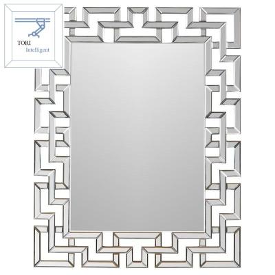 China Large minimalist antique wall mirror ornate glass framed Venetian decor mirror bedroom, bathroom, living room for sale