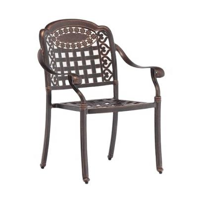 China (Height) Cast Aluminum Adjustable Outdoor Chair Outdoor Furniture Aluminum Dining Chair / Garden Chair / Park for sale