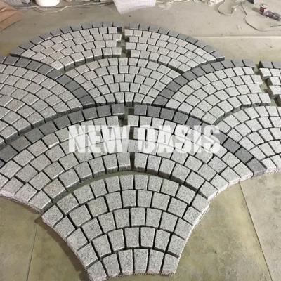 China Big size granite fanshape paving for sale