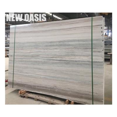 China Cheap price Crystal White Wood Vein Marble Slabs Tiles for Wall Decoration  Chinese Natural Stone White Wood Marble for sale