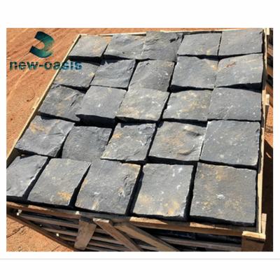 China Natural black basalt paving stone for sale