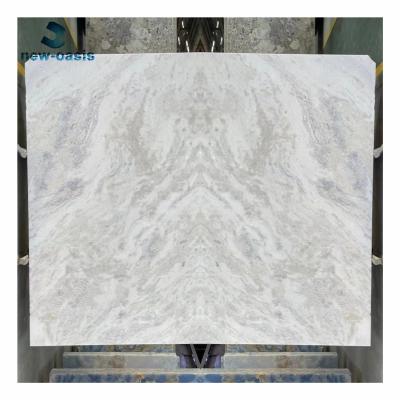 China white onyx with light blue color veins onyx marble for wall cladding decoration for sale