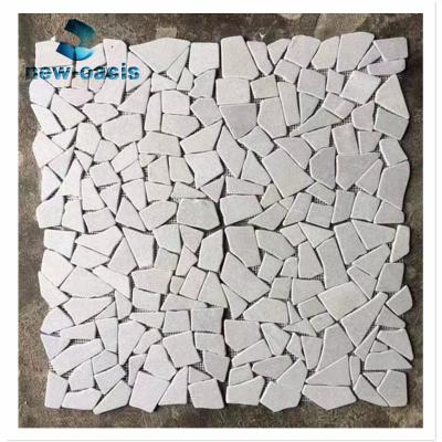 Κίνα White color free shape anti-slip mosaic προς πώληση