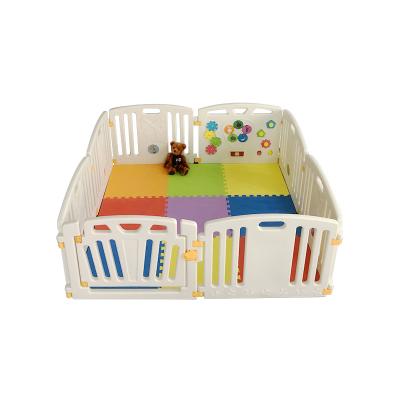 China Easy Assembly Baby Game Yard Fence Portable Indoor Playpen Playgate Playpen for sale