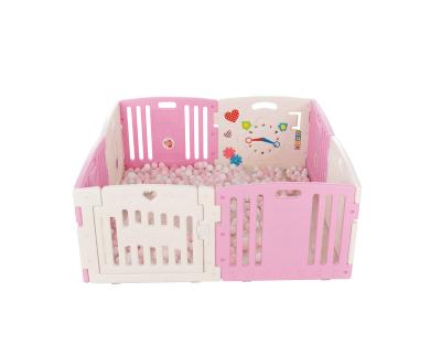 China Modern pink plastic playpen for sale