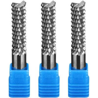 China Steel Good Quality Cutter Tungsten Cutter Milling Cutter Alloy CNC Trimming High Quality Woodworking Corn Teeth Milling End Mill for sale