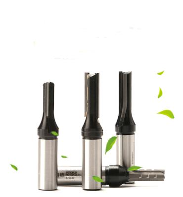 China Solid Cutter Straight Flute Process JSX Carbide 2 CNC End Mill Wood Cutter for sale