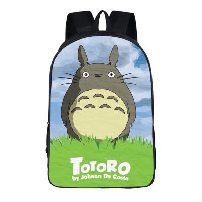 China Waterproof 16 Inch Japan Anime Backpack Otaku Toroto Design Bag School Backpack For Age 6-18 Teenager Unisex for sale