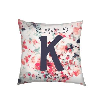 China Letter/Character Printing Linen Pillow Fashion Comfortable Decorative Square Pillow Sheets Cushion Pillowcases Household Products for sale