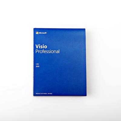 China Good quality software microsoft visio 2019 boxes visio 2019 key code download visio 2019 professional digital online professional exported for sale