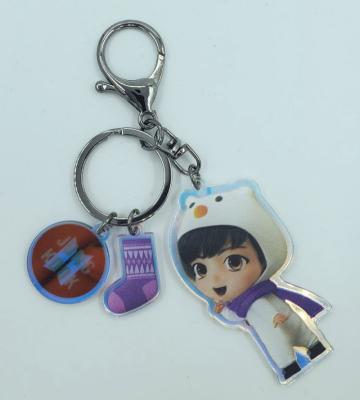 China Wholesale BTS Key Chain Plastic Acrylic With Good Quality for sale