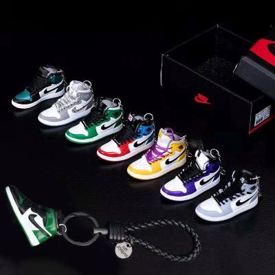 China New Liating Mini Rubber 3d Sneakers Key Chain With Favorable Discount for sale