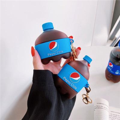 China For Earphone Protective Soft Silicone Case For Apple Airpods 1 2 Cartoon Pepsi Cola Funny Design Shockproof Covers For Airpods Pro Earphone for sale