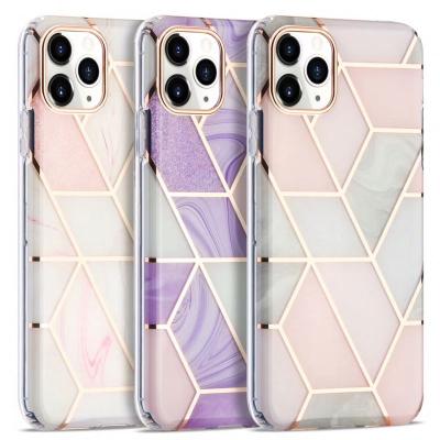 China 2021 Hot Selling Shockproof Amazon Ring Electroplate Marble For iPhone13 Case for sale