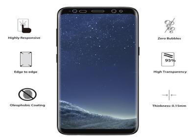 中国 3Dは正確な接触とサムスンS8/S8のための柔らかいTPUスクリーンの保護装置を曲げました 販売のため