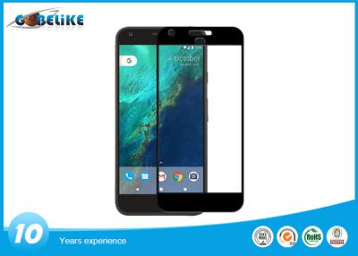 China La cobertura total coloreó el vidrio moderado para la dureza 2.5D del XL 9H del pixel de Google en venta