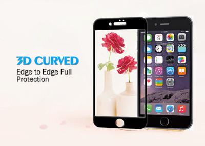 China 4D Curved Full Size IPhone Tempered Glass Screen Protector For IPhone 8 Anti Oil for sale