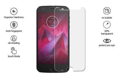 China Moto Z2 Force Matte Glass Screen Protector , Anti Fingerprint Motorola Screen Protector for sale