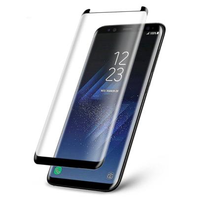 China El Samsung Galaxy S8 3D moderó la burbuja de cristal de Transperent del protector de la pantalla libre en venta