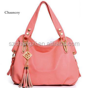 China Durable Leather Ladies Shoulder Handbag Women's Messenger Bag Purse Lady Bag for sale