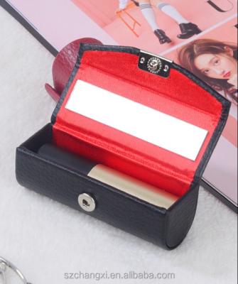 China Daily Women Cosmetic Box, Leather Material Lipstick Box.Ladies Make Up Box for sale