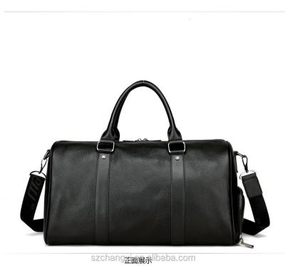 China Lightweight genuine leather bag, travel luxury bag for sale