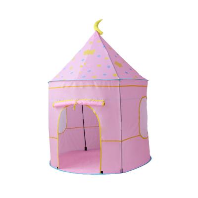 China Sports Play Princess Polyester Convenient Hot Sale 2021 Durable Baby Play Tent Baby Camping Pink Tent for sale