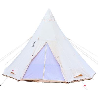 China Extended Type Factory Price 900D Oxford White Practical Professional Tent House Glamping Glamping Tent House for sale