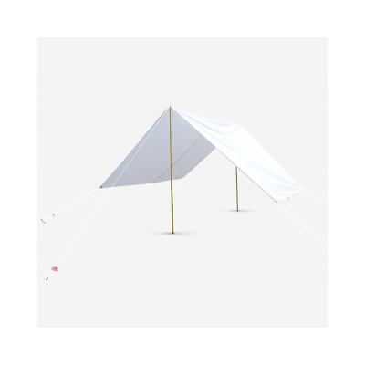 China Good Sale 5*4m Canopy Tent White Practical Professional Camping Glamping Tent House S-45O for sale