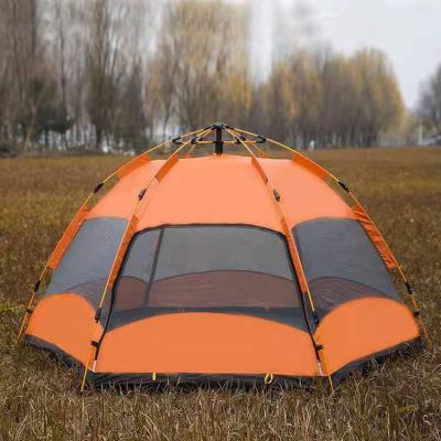 China Extended Type 2021 Hot Sale Big Cheap Hexagonal Automatic Camping Trekking Picnic Outdoor Fishing Pop Up Tent Beach Tent for sale