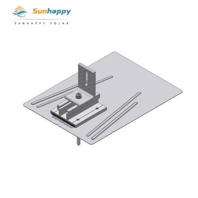 China Solar Roof System Mounting Rail For Simple Metal Roof Solar Panel Installation for sale