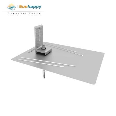 China China Factory Good Quality Roof Tile Panels Flat Roof Rack Solar System for sale