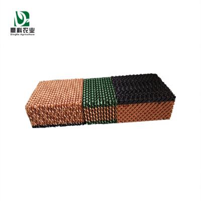 China Workshop/Greenhouse/Factory/Poultry House Dingke 7090 Honeycomb Paper Cooling Pad with Aluminum Frame for sale