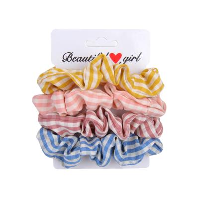 China Decorate LBV Scrunchies Set Ring Adult Ponytail Hair Flower Fashion Scrunchies Big Rope Floral Elastic Hair Accessories for sale