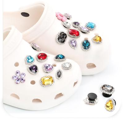 China Eco-froendly LBV Hole Shoes Series Hand Stitch Drill Hand Decoration DIY Flower Accessories Hot Selling Shoe Charms Buckle for sale