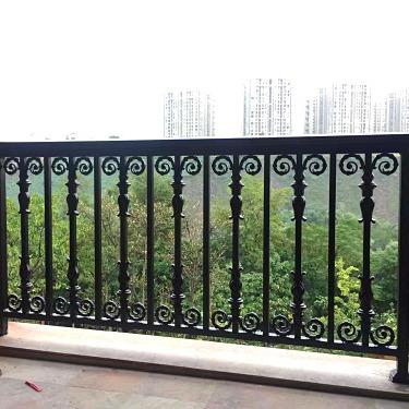 China Customized High Quality Modern Decorative Yard Entrance Horizontal Aluminum Fence for sale