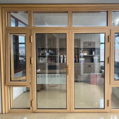 China Factory Price Modern Powder Coated Aluminum Sliding Windows and Doors Wholesale for sale