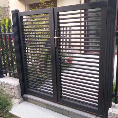 China Modern Anti-theft Aluminum Barrier Gate Automatic System Gate Sliding Canopy Gate for Villa Garden and Backyard for sale