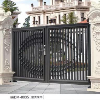 China Factory price easily assembled cheap aluminum enterance gate backyard gate for villa for sale