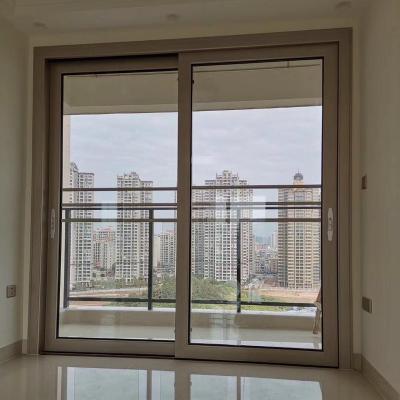 China Screen factory price magnetic powder coated aluminum sliding windows and doors wholesale for sale