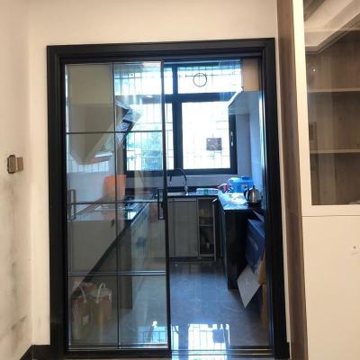 China Aluminum Alloy Modern Horizontal Magnetic Security Screen Doors Stainless Steel Heat Insulation White, Pearl Black Or There Is Hotel for sale