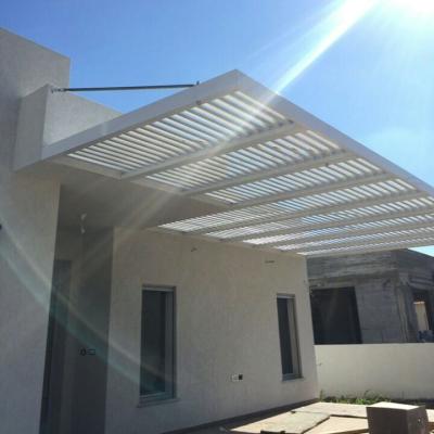 China Easily Assembled Bioclimatic Outdoor Aluminum Patio Roof Pergola Roof for sale